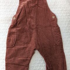 ザラベビー　コーデュロイサロペット　サイズ80