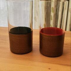 値下げ！うるしグラス2点セット