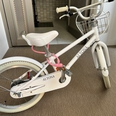 子供用自転車　鍵付き