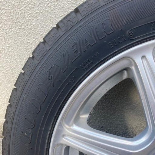 【お取引き決定】4本セット 21年製　ホイール付き グッドイヤー　165/65 R14 79Q アイスナビ7 スタッドレスタイヤ　
