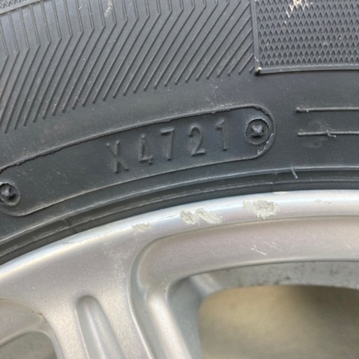 【お取引き決定】4本セット 21年製　ホイール付き グッドイヤー　165/65 R14 79Q アイスナビ7 スタッドレスタイヤ　