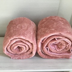 敷きパッド（ピンク）セミダブル（120x205）