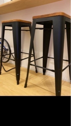 カウンターチェア　2脚セット
