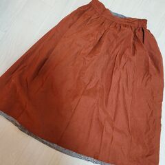 レイカズン　3WAY ブラウン×チェック柄スカート　Mサイズ　リ...