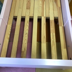 IKEA 子供用ベット　ピンクの画像