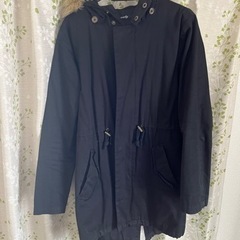 コート レディース 黒 L 秋冬