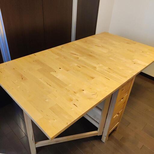 イケア　IKEA　テーブル　折りたたみ