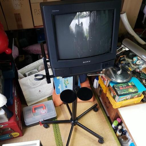 【レトロ】SONY トリニトロンカラーテレビ\u0026モニターTVスタンド