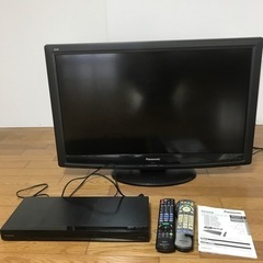 32型テレビ　ビデオデッキセット
