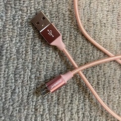 新品！充電ケーブルピンク売ります！の画像