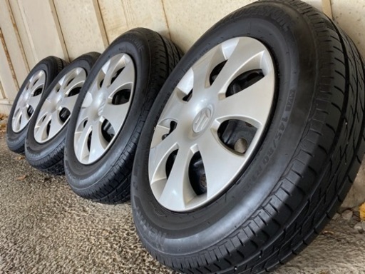 【バリ山・格安】軽用タイヤ　145/80R13 4本　ブリヂストン製