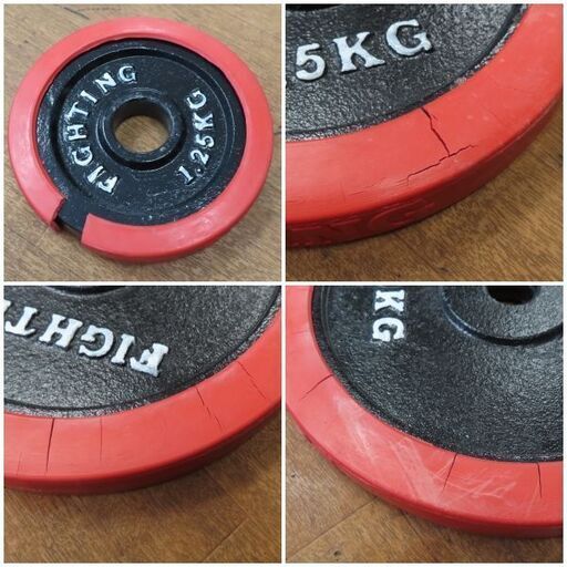 ♪FIGHTING ROAD/ファイティングロード 折りたたみベンチ ベンチプレス バーベル70kg♪
