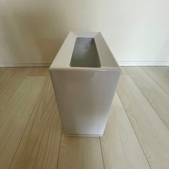 ゴミ箱　ごみ袋が見えない おしゃれダストボックス 白　ideaco TUBELOR BRICKの画像