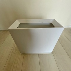 ゴミ箱　ごみ袋が見えない おしゃれダストボックス 白　ideaco TUBELOR BRICKの画像