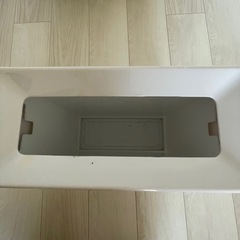 ゴミ箱　ごみ袋が見えない おしゃれダストボックス 白　ideaco TUBELOR BRICKの画像