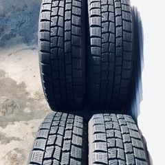 冬タイヤ 155/65R13 軽自動車アルミホイール付スタッドレス バリ山4本組の画像