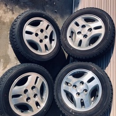 冬タイヤ 155/65R13 軽自動車アルミホイール付スタッドレ...