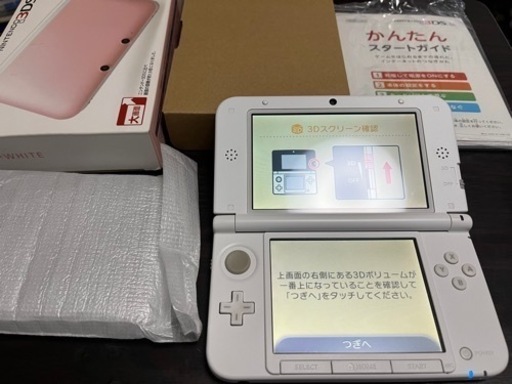 3dsll pink×white 中古