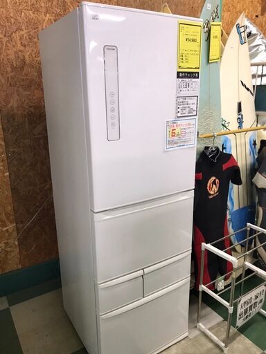東芝　冷蔵庫　ベジータ　2019年製　GR-410GS　大容量　5ドア　411L　ファミリータイプ　お洒落