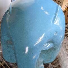 像　ゾウ　陶器　置物の画像