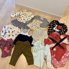 48点　女の子服まとめ売り　80から100サイズ　水着夏服冬服
