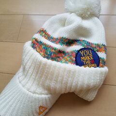 未使用、le coq sportifニット帽&サンバイザーの画像