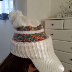 未使用、le coq sportifニット帽&サンバイザーの画像