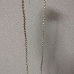 【受渡し決定】コットンパールネックレス２点セットの画像