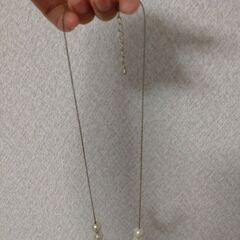 【受渡し決定】コットンパールネックレス２点セットの画像