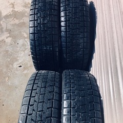 冬タイヤ 155/65R13 軽自動車用アルミ付バリ山スタッドレス 4本組の画像