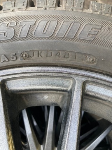 スタッドレスタイヤ❼ 中古 ホイール不要なら値引 ブリヂストン REVO GZ 165/55R15 2013年
