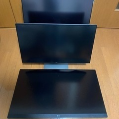 DELL27インチ4Kモニター×2 LG31インチ　ゲーミングモニター　モニターアーム×2