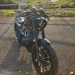 ハーレーダビットソンXL883nアイアン　フルカスタム　車検令和7年6月　ハーレー専門店(元ハーレー正規代理店)にて車検取得済　2012年式　走行距離14000㎞   値引きしました。125万→115万の画像