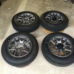 ジムニーJB64 新車外し 純正アルミホイール タイヤ付き4本セット