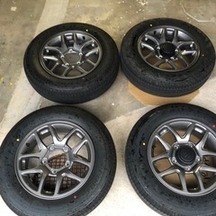 ジムニーJB64 新車外し 純正アルミホイール タイヤ付き4本セット