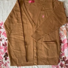 PLAYBOY BUNNY茶色カーディガンLサイズ
