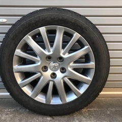 22スタッドレス215/55/17 5H PCD114.3 アルミ付4本セット