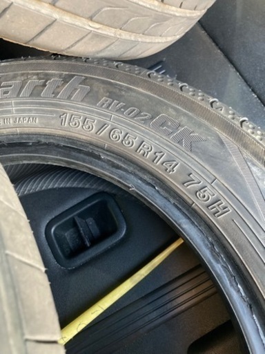 急ぎ　ヨコハマタイヤ　155/65R14  4本セット