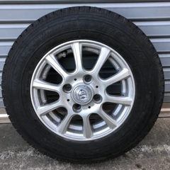 28スタッドレス145/80/12 4H PCD100 アルミ付4本セット