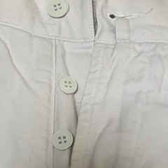 アニエス・ベー オム ホワイトデニムパンツの画像