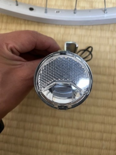 未使用27インチハブダイナモ付ホイール、LEDオートライトセット