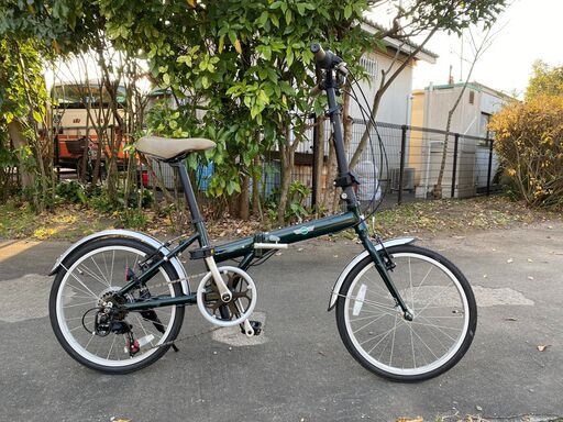 軽量折りたたみ自転車 MINI 20インチ グリーン