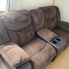 (アメリカ製)家具、オットマン付きソファー