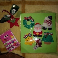 〈手作り〉フエルトワッペン　ミニメモ付き