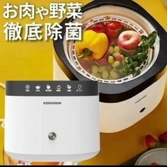 【新品未開封】KEECOON 家庭用果物と野菜の消毒機 KC-FC-037jtseの画像