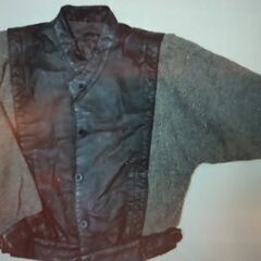 レディース　レザーブルゾン　羊革　日本製　Mサイズ