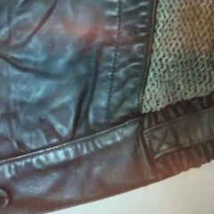 レディース　レザーブルゾン　羊革　日本製　Mサイズの画像