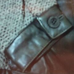 レディース　レザーブルゾン　羊革　日本製　Mサイズの画像