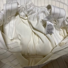 MILKY  COAST オーバーオールワイドパンツ白　140cm 【未使用に近い】の画像