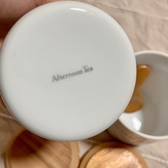 afternoon tea ポット塩・砂糖ケース　陶器の画像